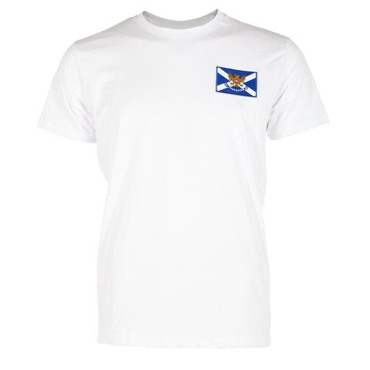 SJFC Saltire Crest T-Shirt White