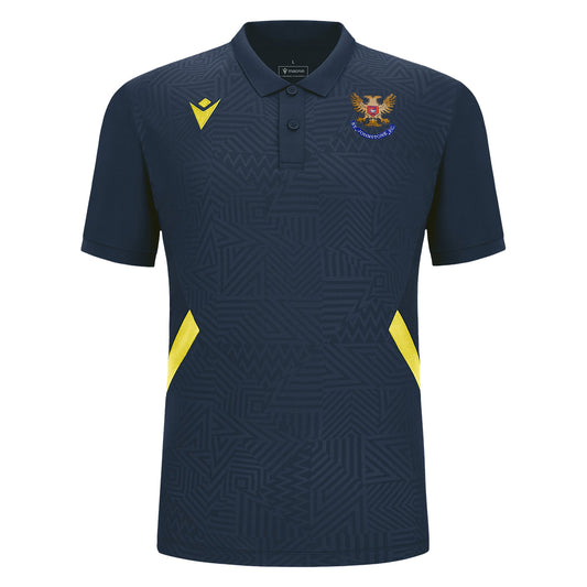 SJFC 23/24 Travel Polo Shirt Navy|Yellow