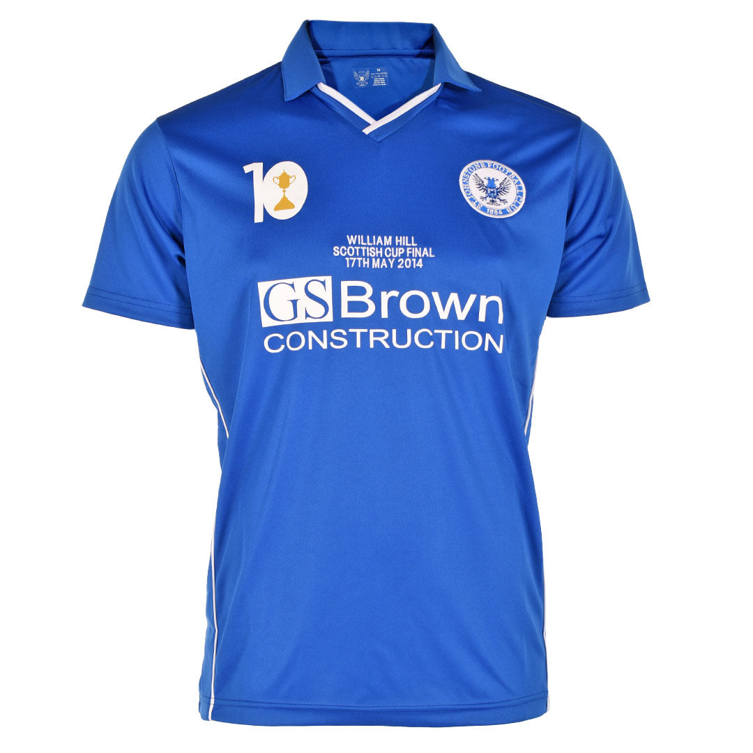 SJFC Scottish Cup 10th Anniversary Retro Jersey St Johnstone Direct
