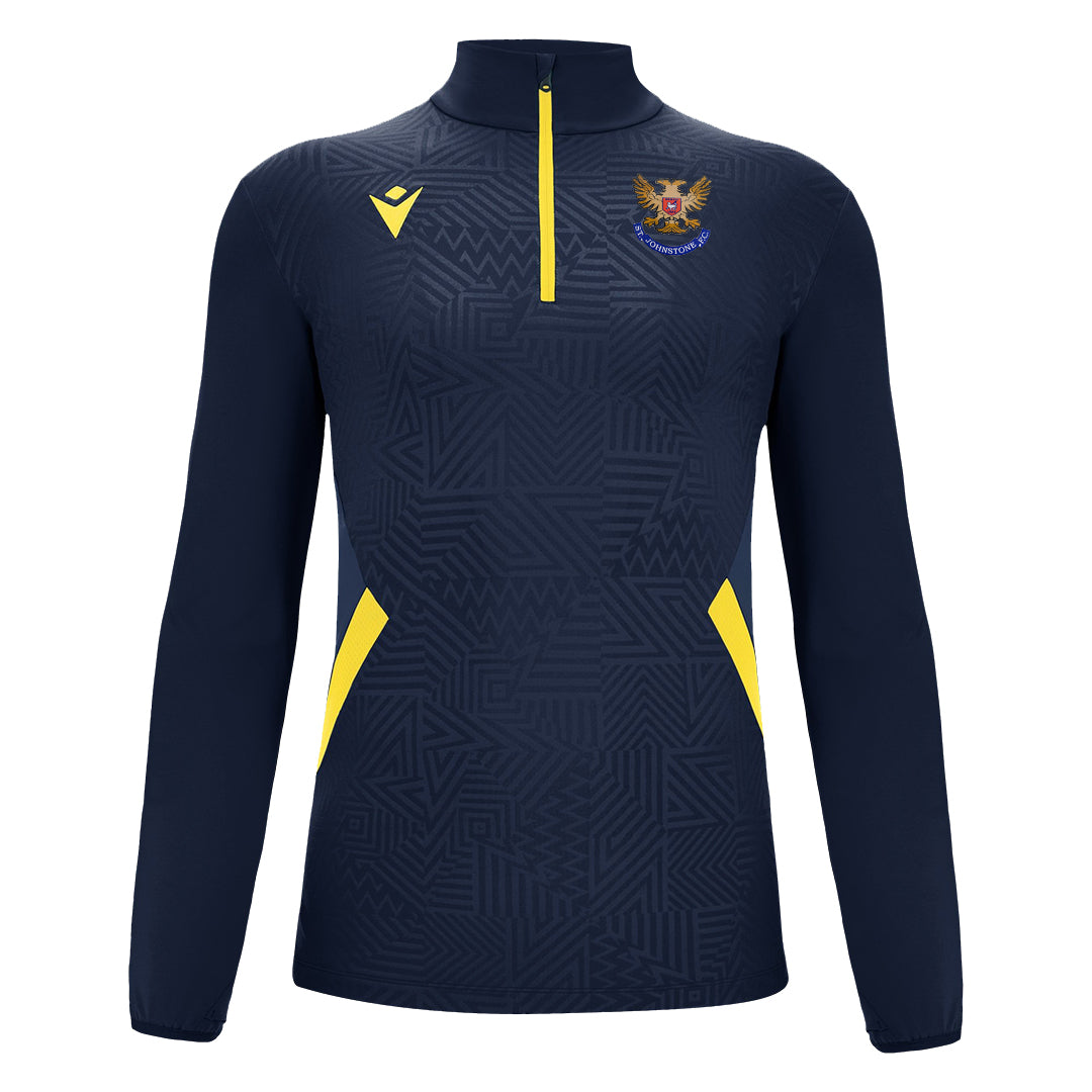 Jnr SJFC 24/25 Training Pro 1/4 Zip Navy|Yellow