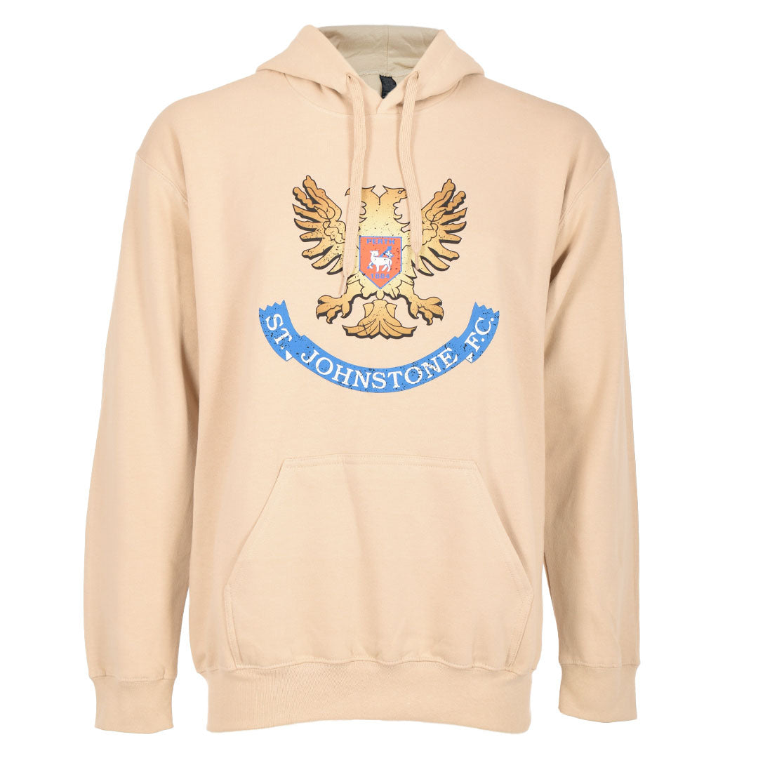 Jnr SJFC Distressed Crest Hoodie Sand