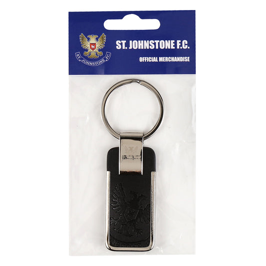 Embossed Leather Keyring