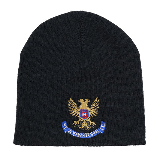 Pull On Beanie Hat Navy